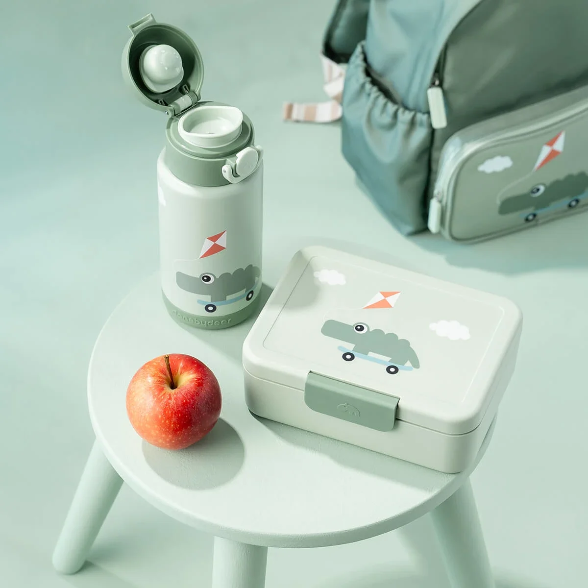 Done by Deer Insulated Bottle Playground Green 340 ml Done by Deer