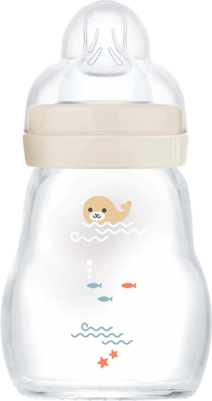 MAM Feel Good Glass Bottle 170 ml Neutral Mam