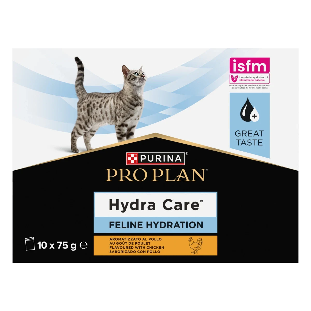 PURINA Pro Plan Feline Hydra Care Chicken Våtfoder 10x75g Purina Pro Plan