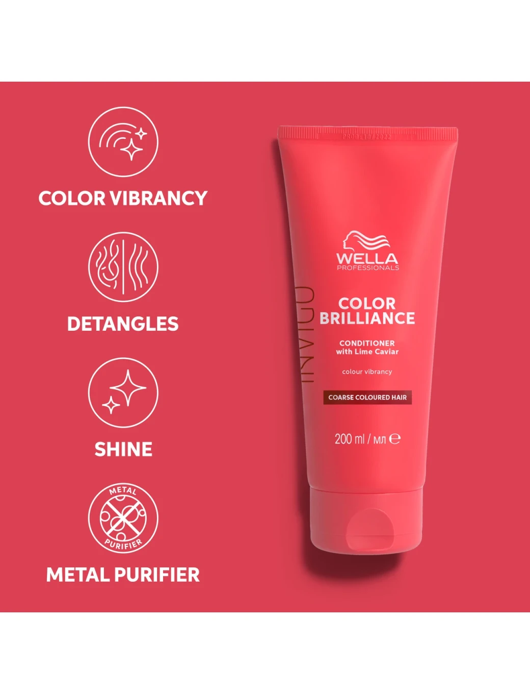 Wella Professionals Invigo Color Brilliance Conditioner Coarse Hair 200 ml Wella
