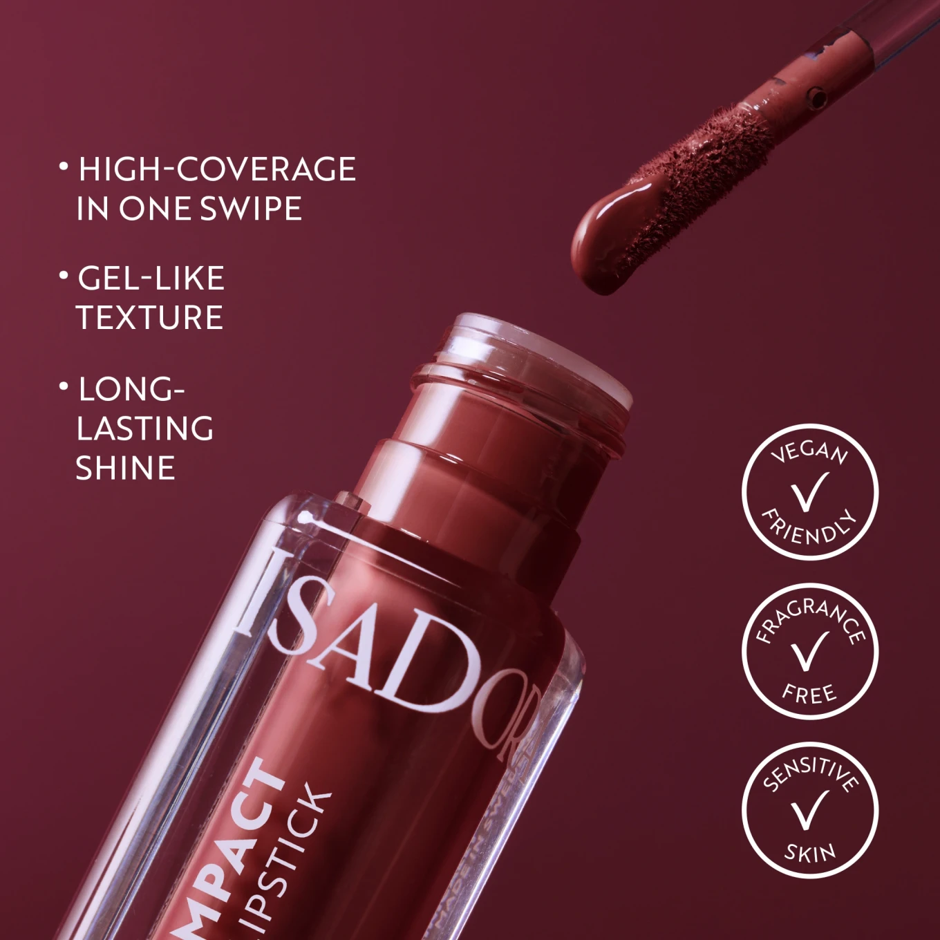 Isadora The True Impact Vinyl Liquid Lipstick 16 Unapologetic IsaDora