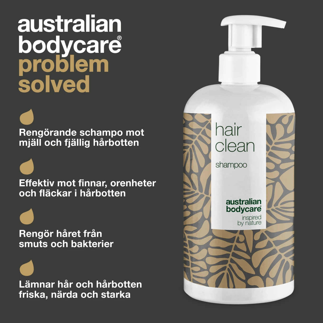 Australian Bodycare Hair Clean Shampoo 500 ml Australian Bodycare