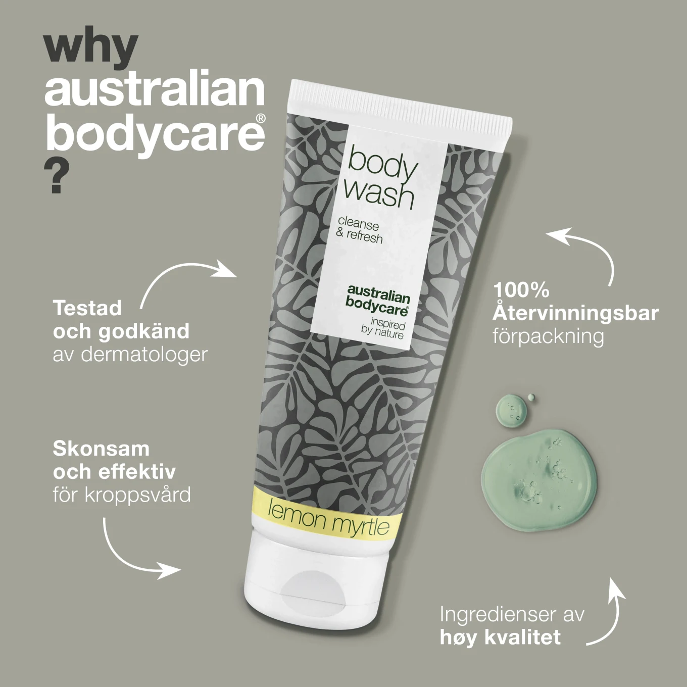 Australian Bodycare Body Wash Lemon Myrtle 200 ml Australian Bodycare