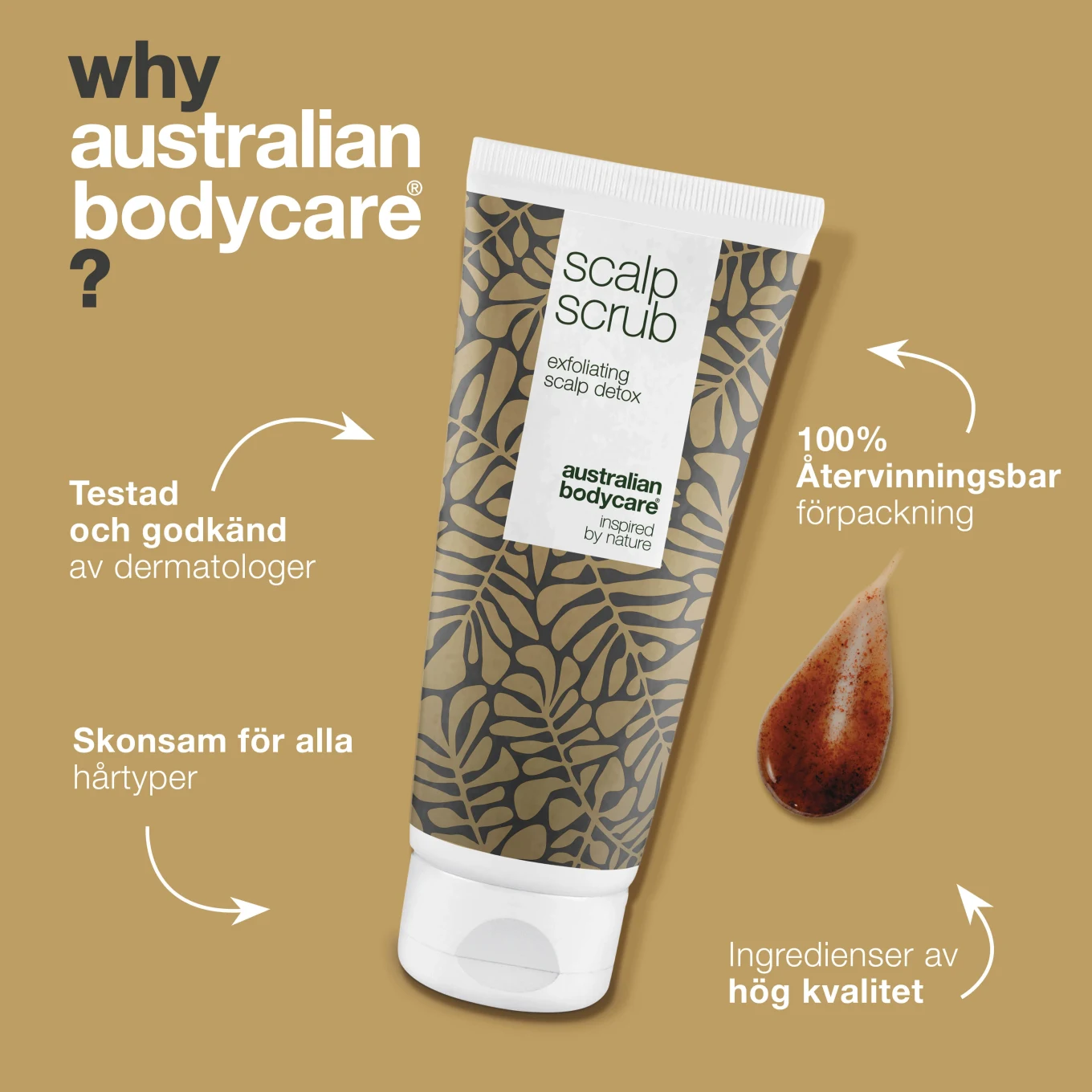 Australian Bodycare Scalp Scrub Exfoliating Scalp Detox 200 ml Australian Bodycare