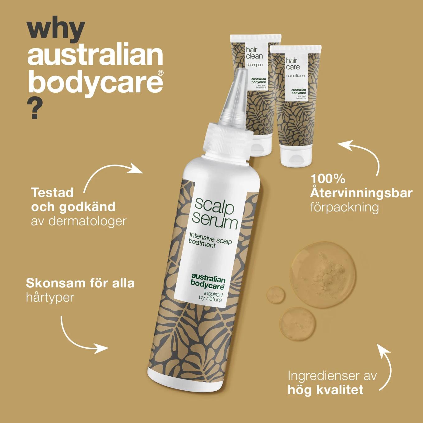 Australian Bodycare 3 Hair Products for dry, itchy and irritated scalp Australian Bodycare