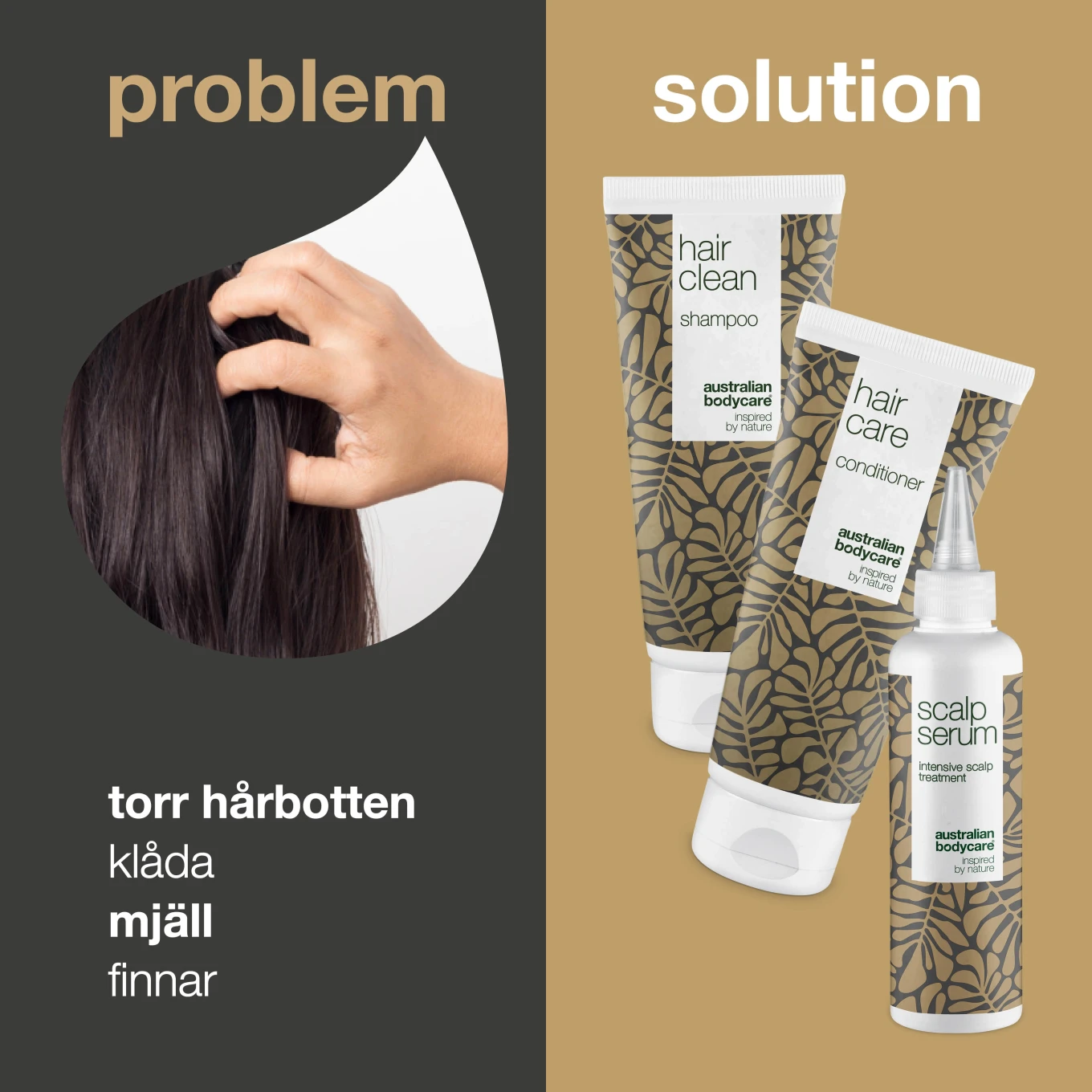 Australian Bodycare 3 Hair Products for dry, itchy and irritated scalp Australian Bodycare