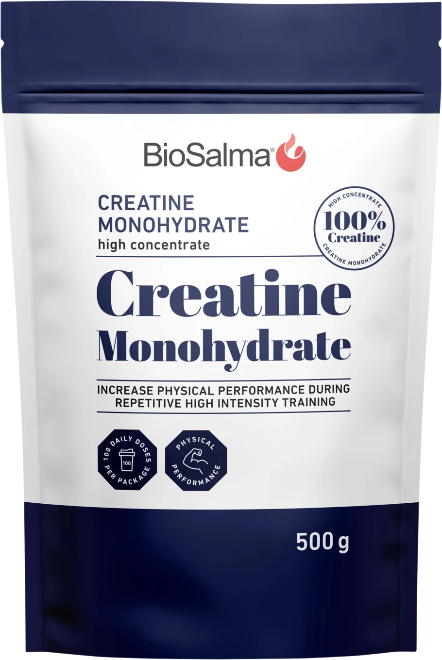 BioSalma Creatin monohydrat 500 g BioSalma