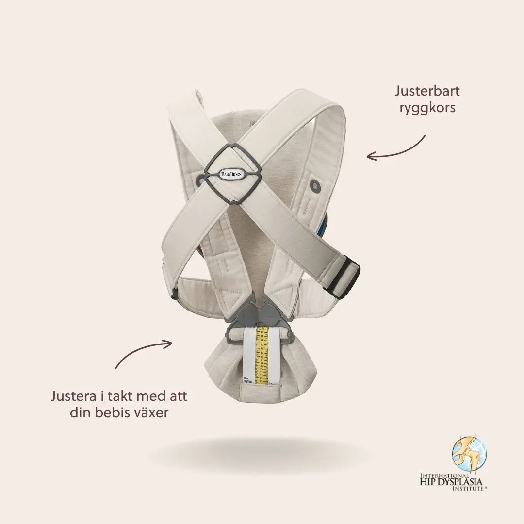 BabyBjörn Bärsele Mini 3D Jersey Ljusbeige BabyBjörn