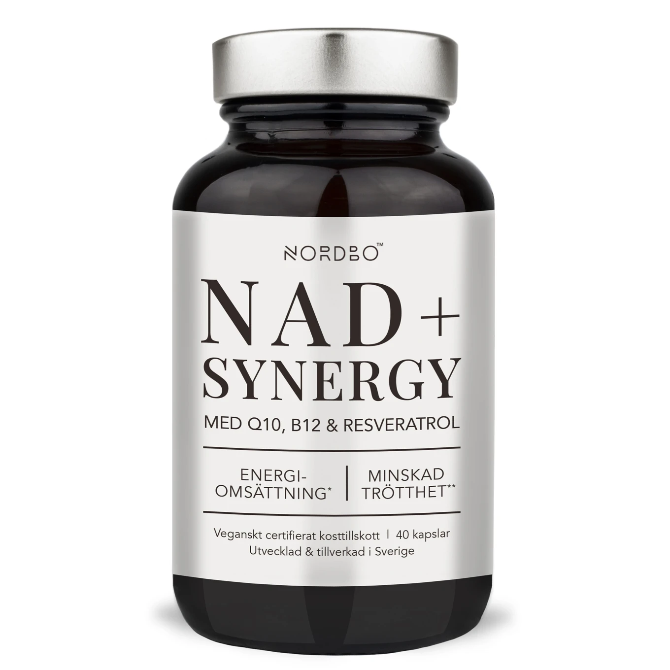 Nordbo NAD+ Synergy 40 kapslar Nordbo