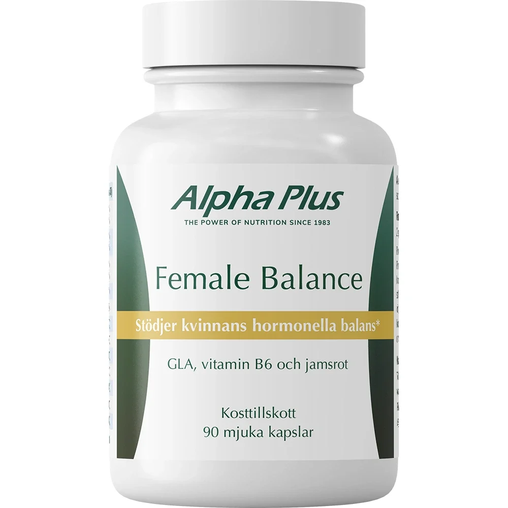 Alpha Plus Female Balance 90 mjuka kapslar Alpha Plus