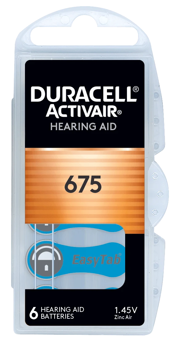Duracell Activair batteri typ 675 6 st Duracell
