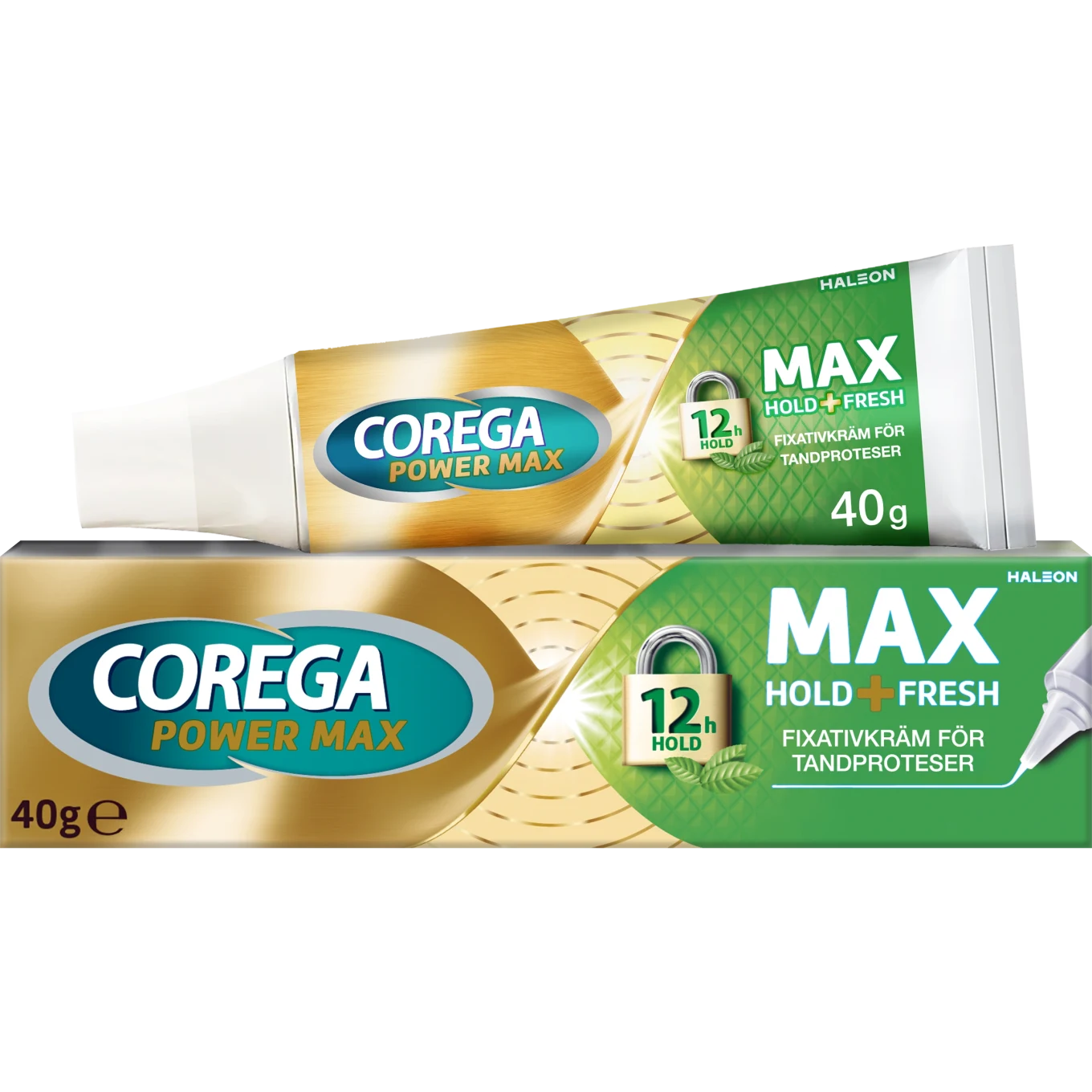 Corega Max Hold+Fresh Fixativ För Tandprotes 40 g Corega