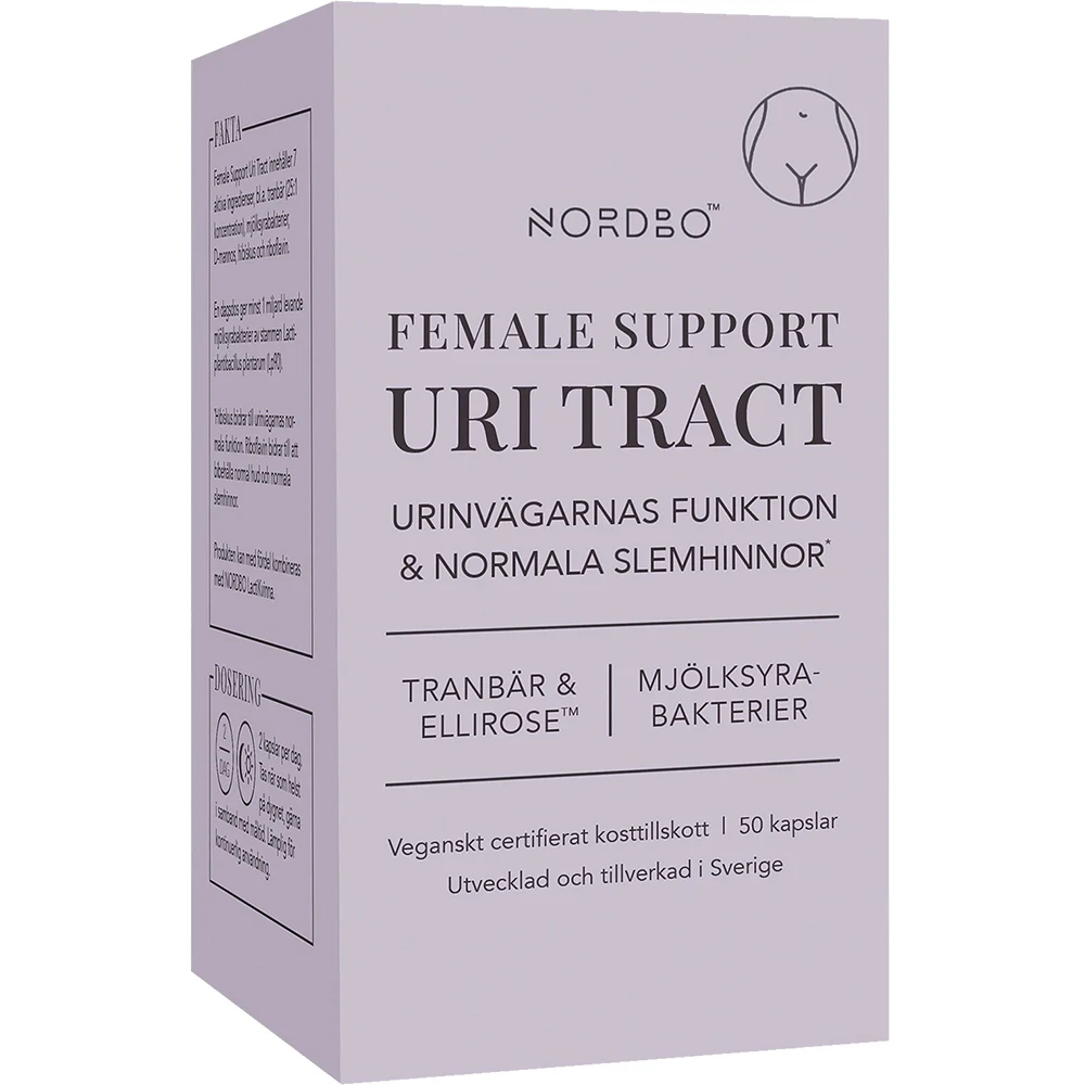 Nordbo Female Support UriTract 50 kapslar Nordbo