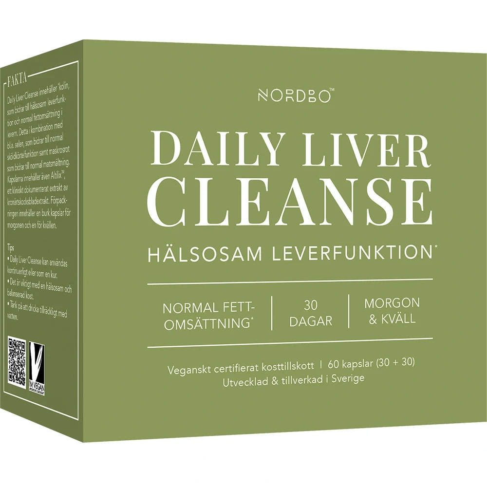 Nordbo Daily Liver Cleanse 60 kapslar Nordbo