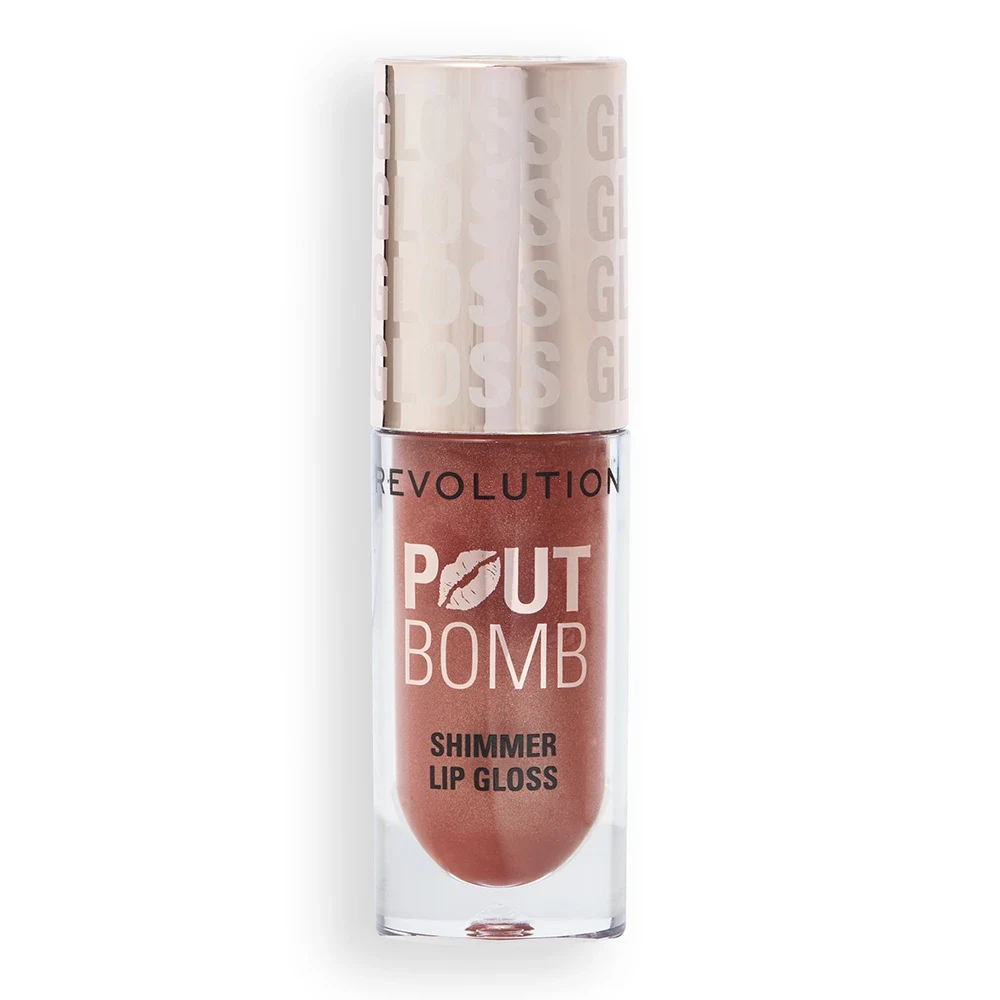 Revolution Beauty London Pout Bomb Shimmer Gloss 4,5ml Nude Glow Revolution Beauty London