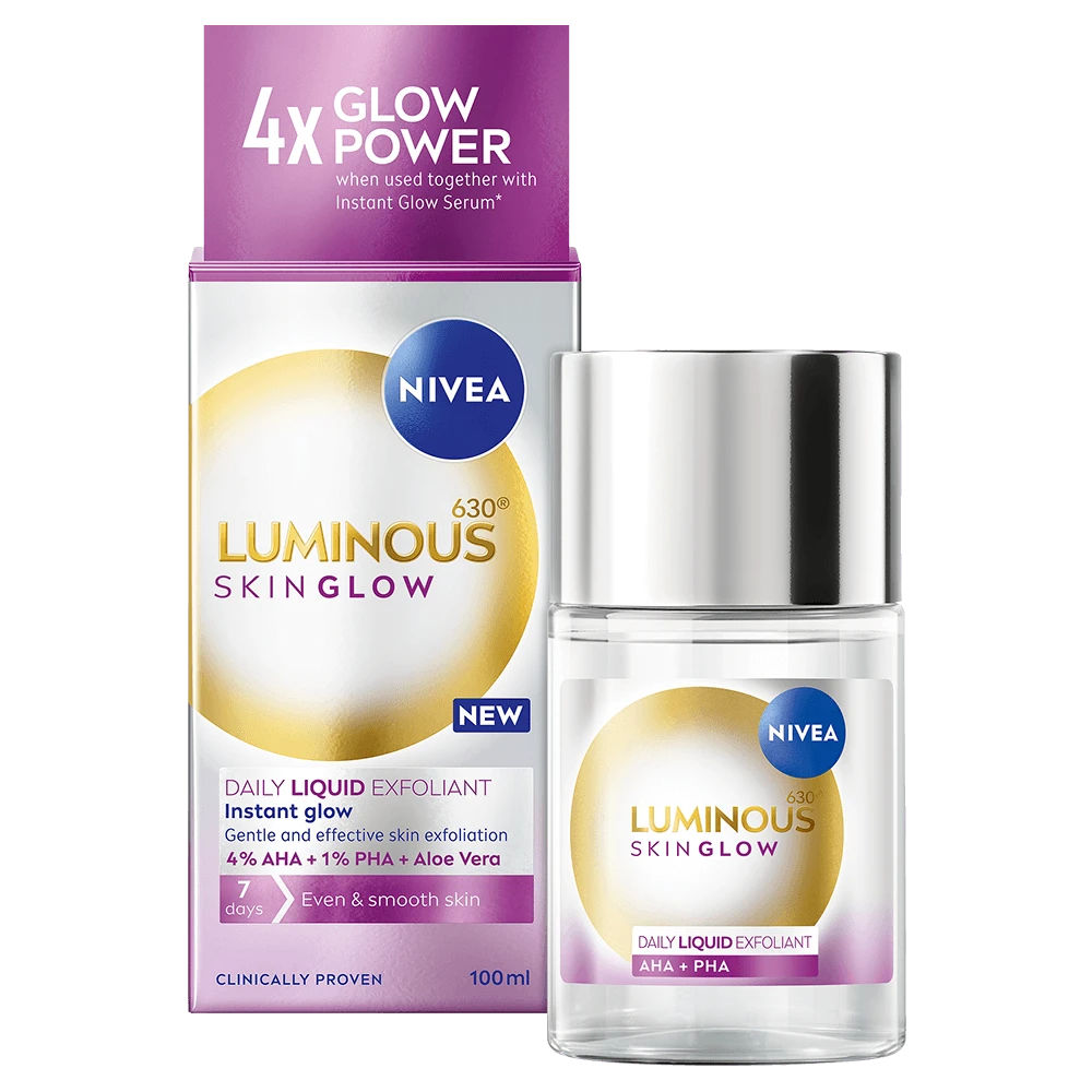 Nivea Exfoliator Luminous630 Skin Glow Daily Liquid 100 ml Nivea