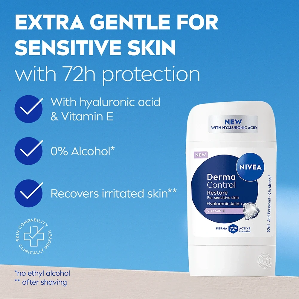 Nivea Deo Stick Derma Control Restore 50 ml Nivea