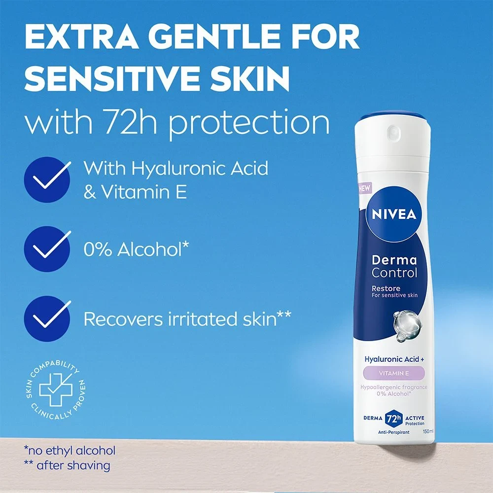 Nivea Deo Spray Derma Control Restore 150 ml Nivea