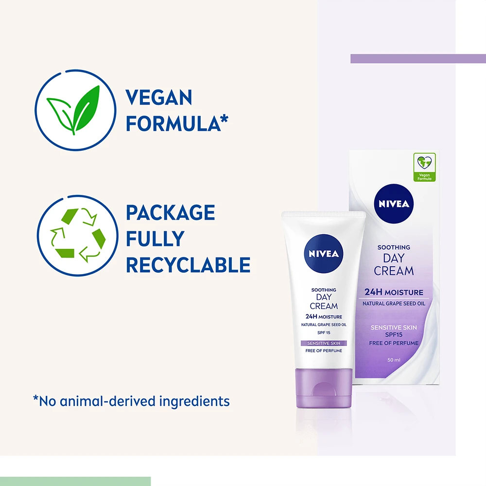 Nivea Soothing Day Cream SPF15, 50 ml Nivea