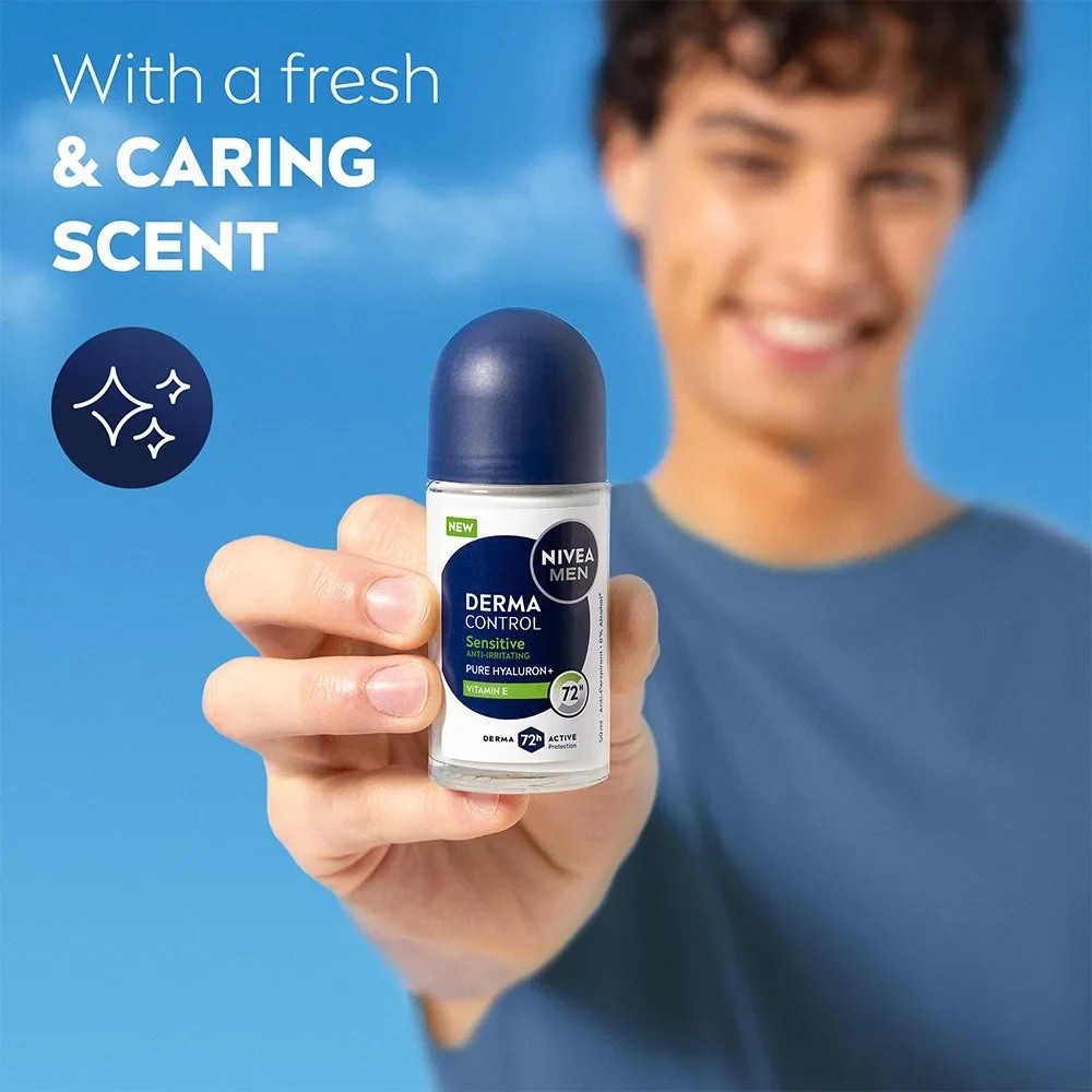 Nivea Men Derma Control Sensitive Roll On 50 ml Nivea