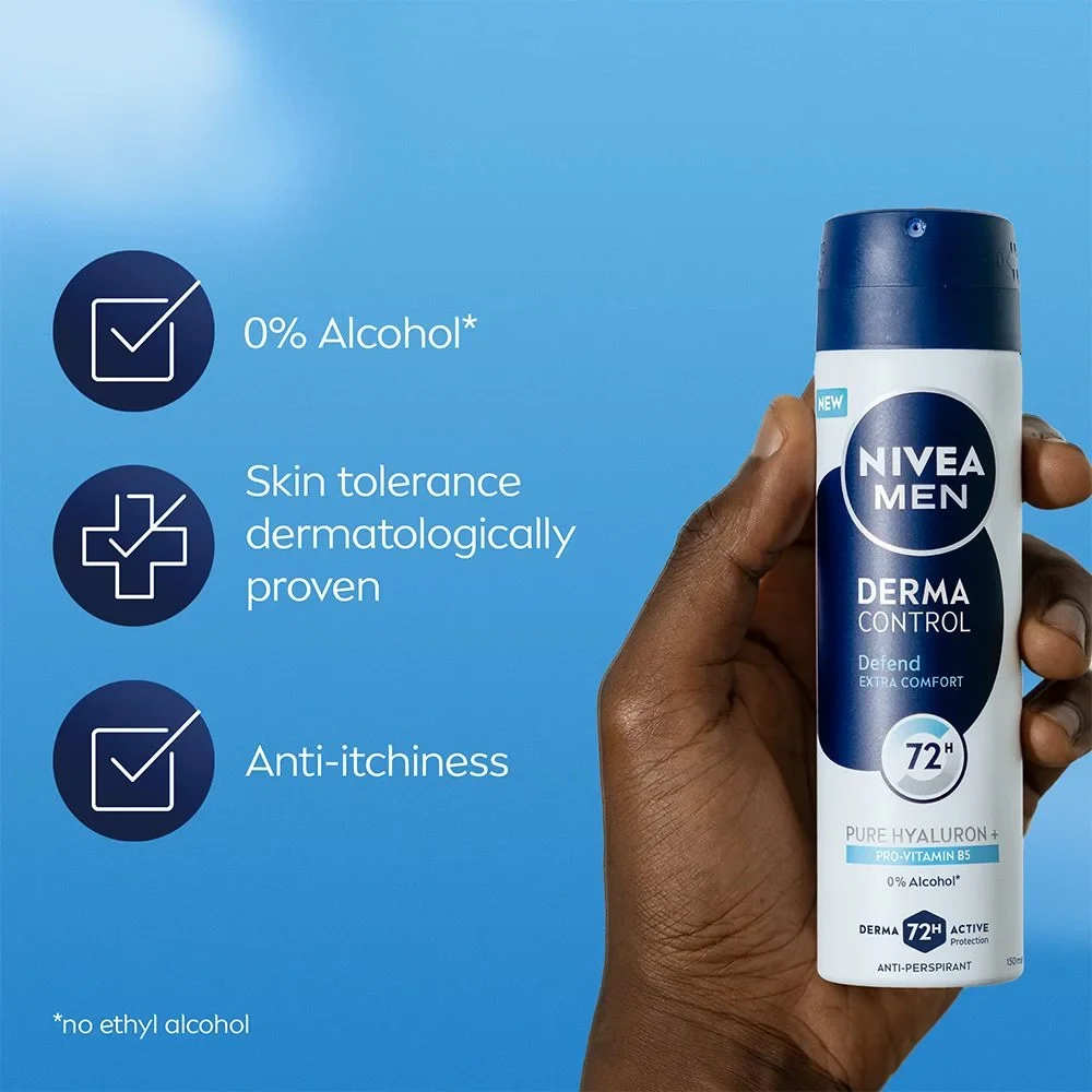 Nivea Men Deo Spray Derma Control Defend 150 ml Nivea