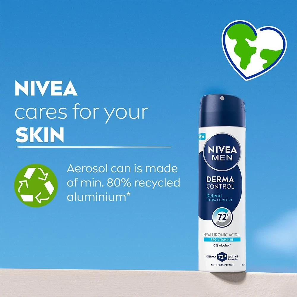 Nivea Men Deo Spray Derma Control Defend 150 ml Nivea