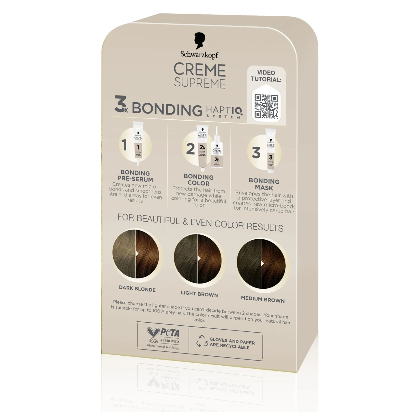 Schwarzkopf Creme Supreme 6-68 Light Caramel Brown Schwarzkopf