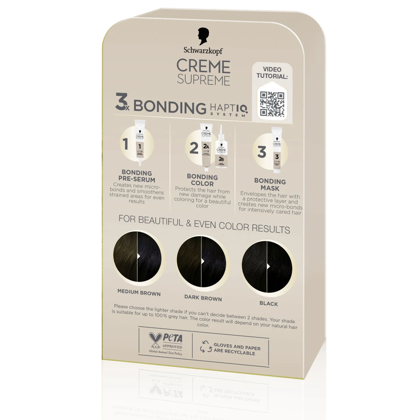 Schwarzkopf Creme Supreme 1-0 Natural Black Schwarzkopf