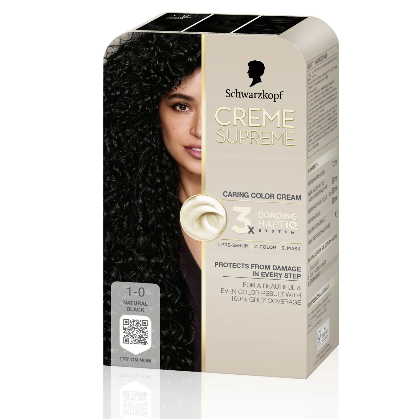 Schwarzkopf Creme Supreme 1-0 Natural Black Schwarzkopf