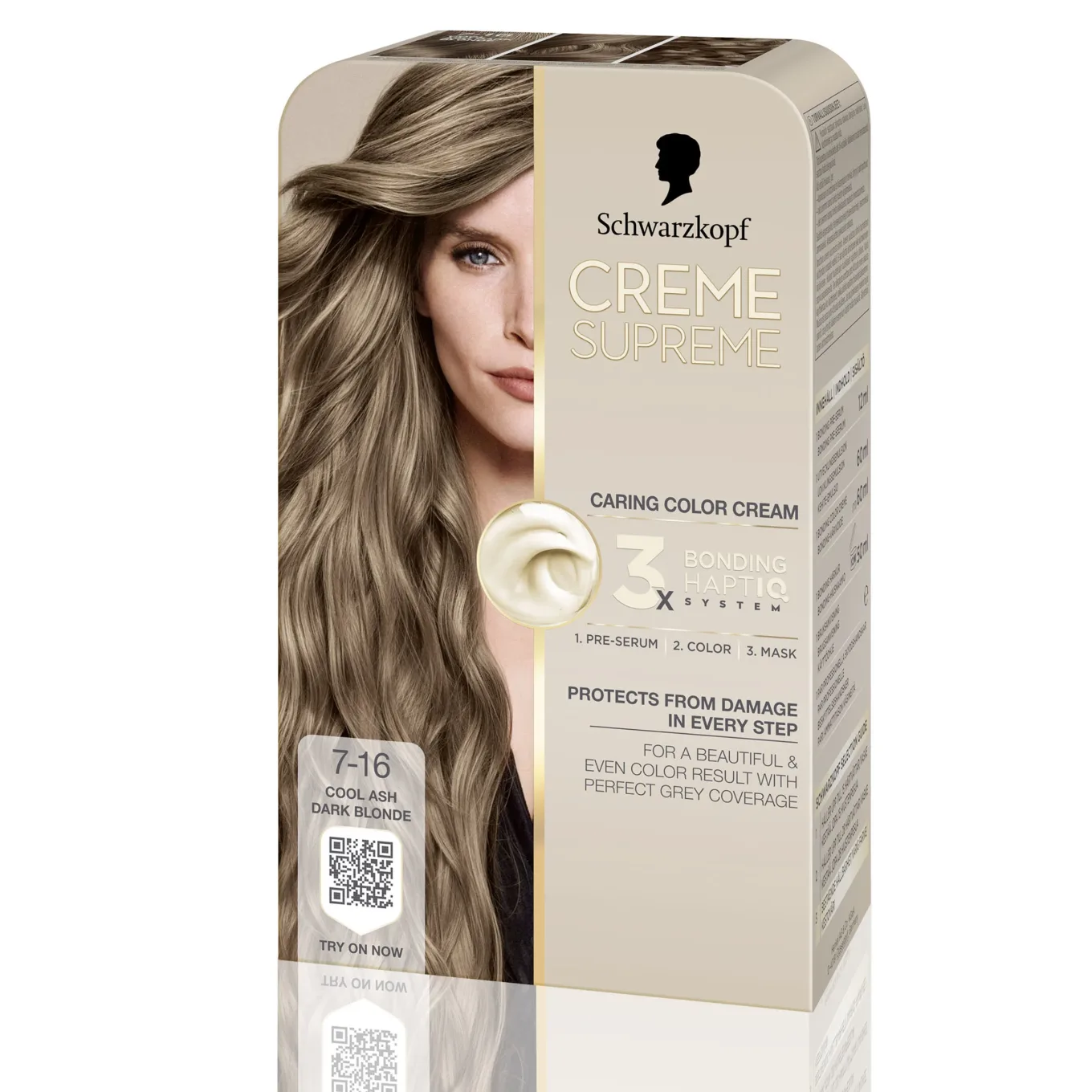 Schwarzkopf Creme Supreme 7-16 Cool Ash Dark Blonde Schwarzkopf