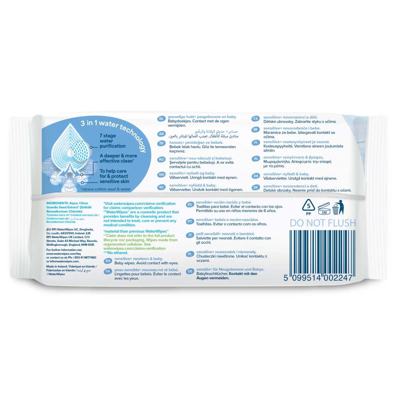WaterWipes Baby Wipes 48 st WaterWipes