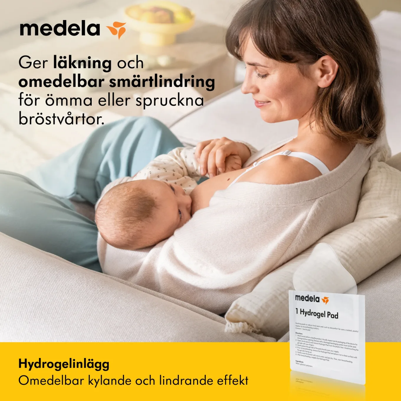 Medela Hydrogelinlägg 4-pack Medela