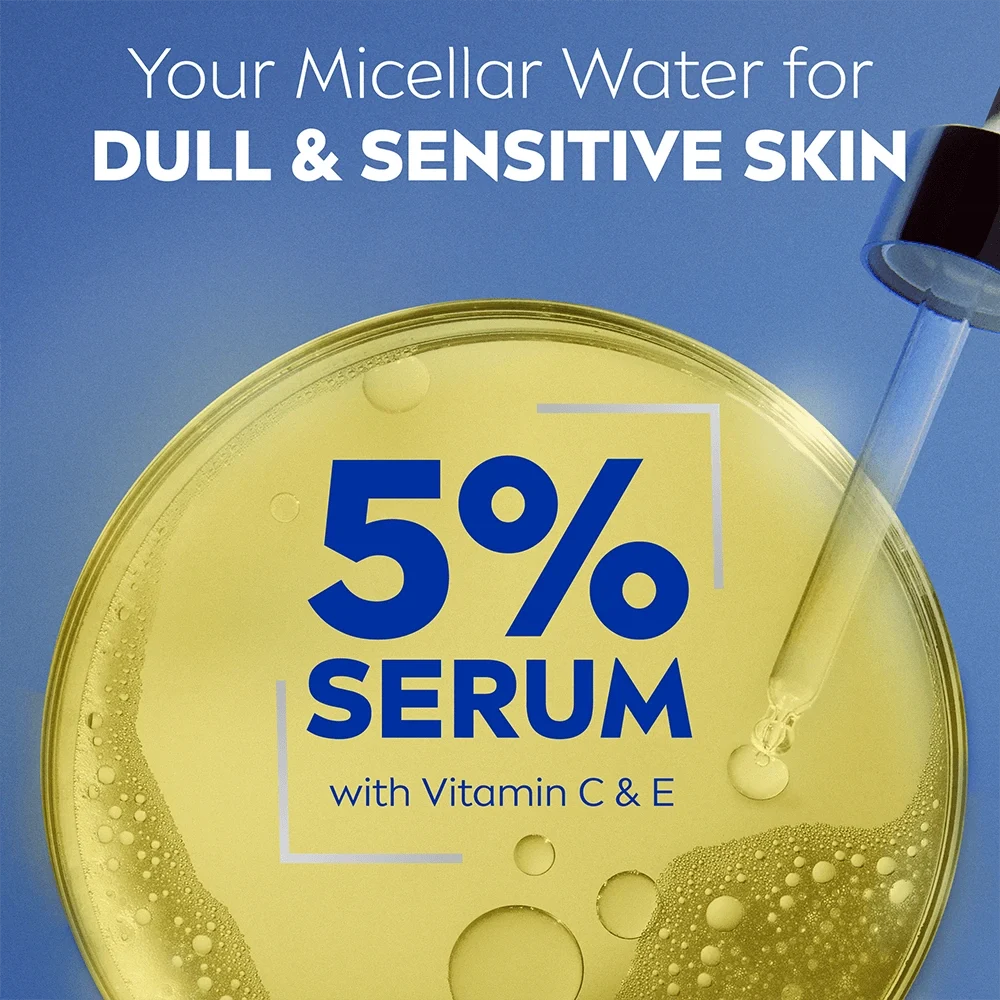 Nivea Micellar Water Skin Glow +5% Serum 400 ml Nivea
