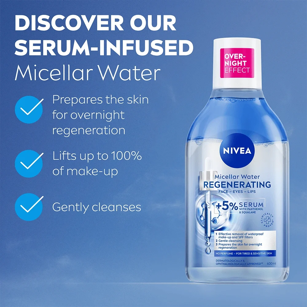 Nivea Micellar Water Regenerating +5% Serum 400 ml Nivea