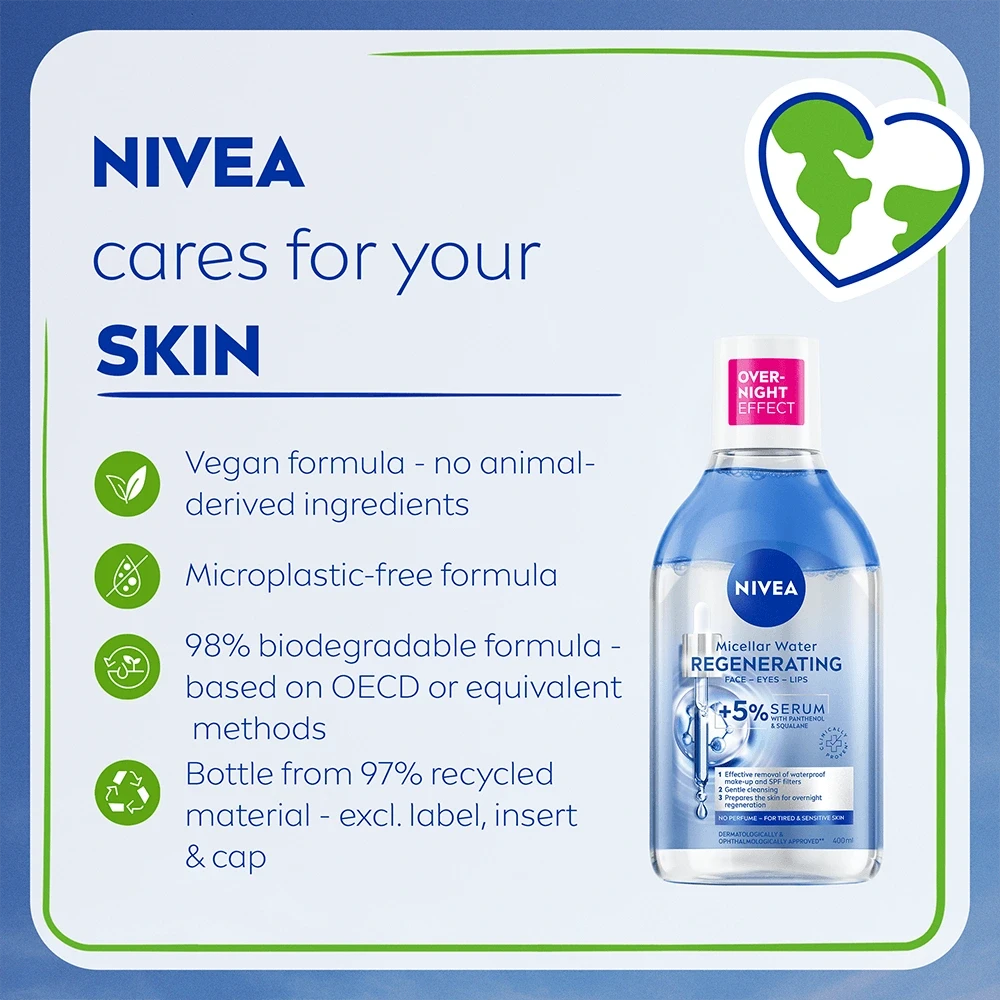 Nivea Micellar Water Regenerating +5% Serum 400 ml Nivea
