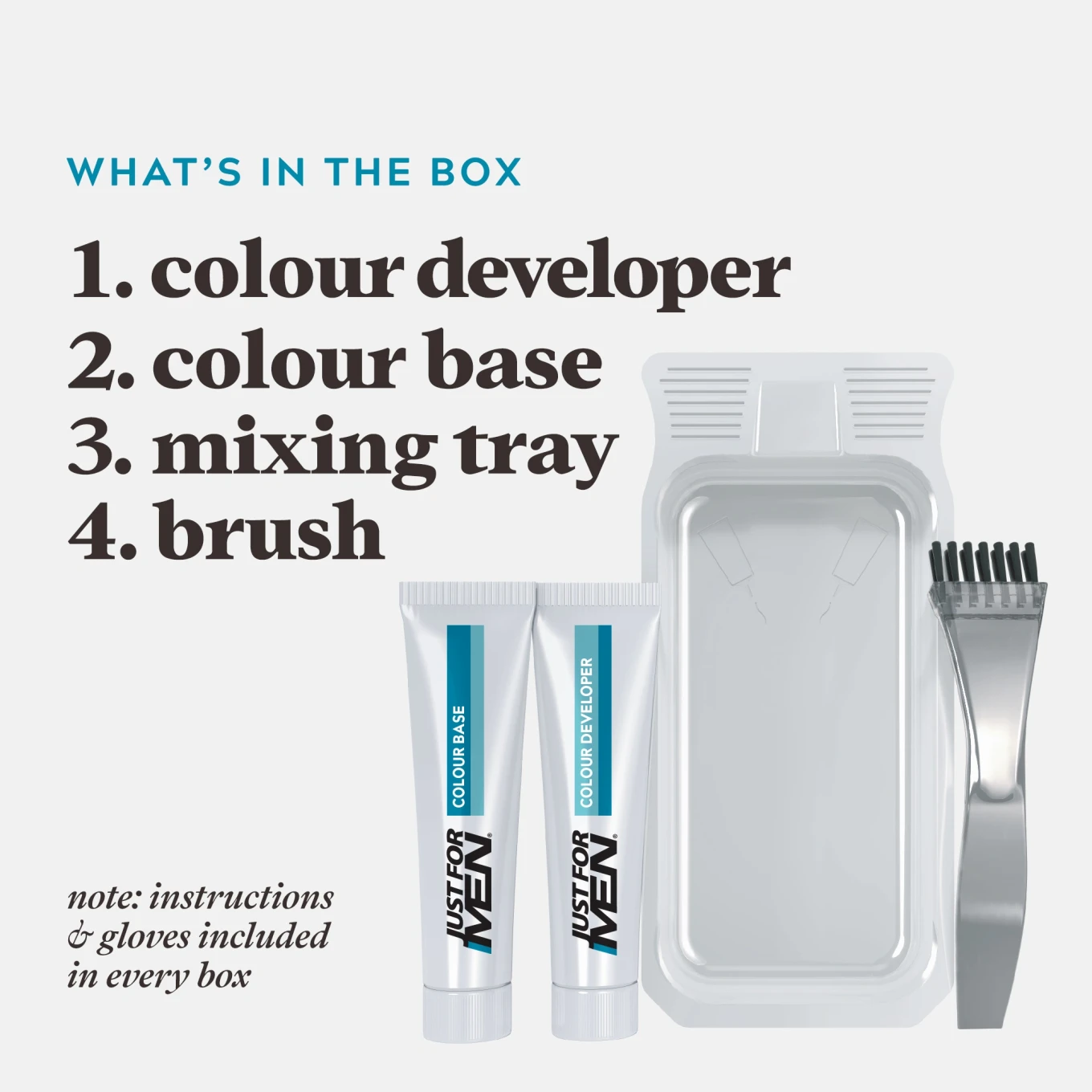 Just For Men Mustache & Beard Skäggfärg Light Brown Just For Men