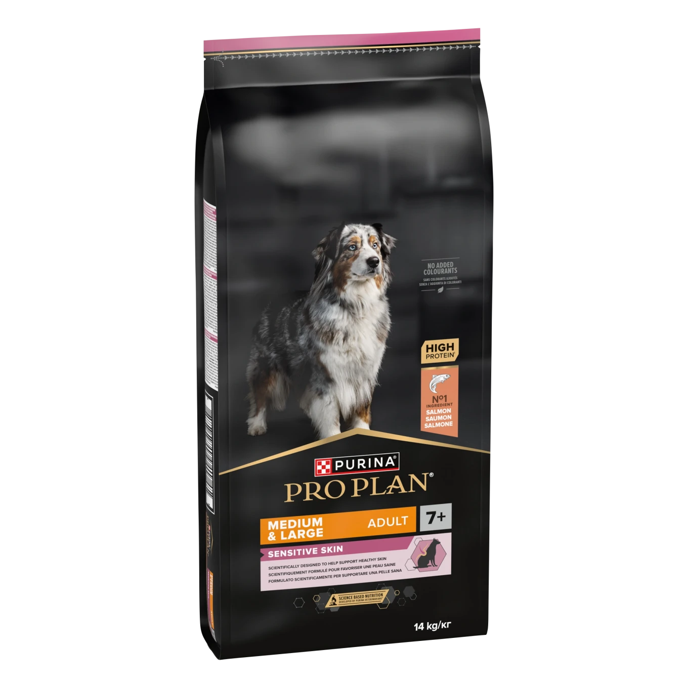 PURINA PRO PLAN Medium & Large Adult 7+ Sensitive Skin Torrfoder Hund 14kg Purina Pro Plan