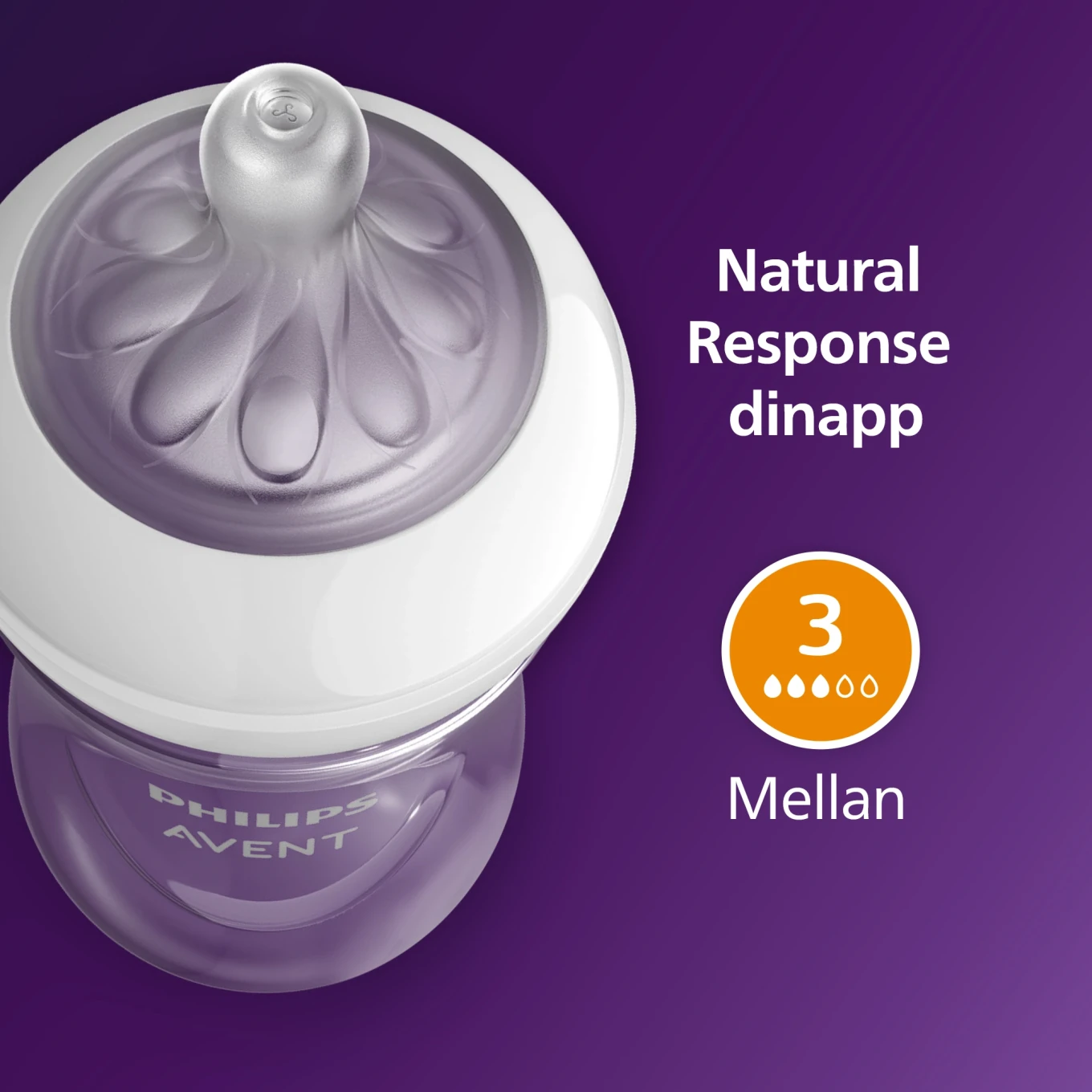 Philips Avent Natural Response Nappflaska 260 ml Philips Avent
