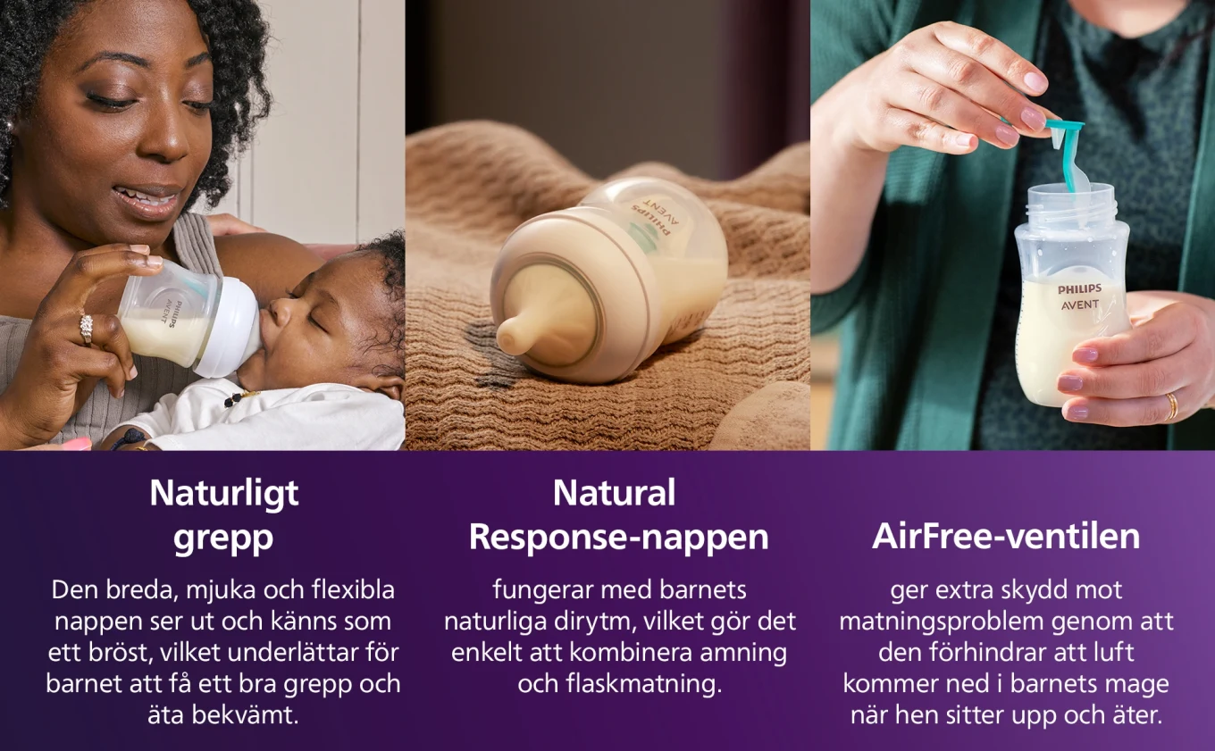 Philips Avent Anti-kolik Nappflaska med AirFree-ventil 125 ml Philips Avent