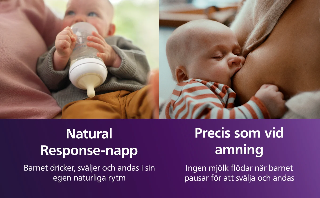 Philips Avent Natural Response Dinapp flöde 5 2-pack Philips Avent