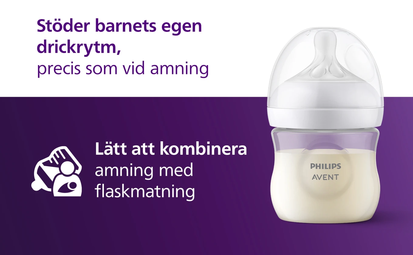 Philips Natural Response Flaska med Airfree-ventil 125 ml Philips Avent