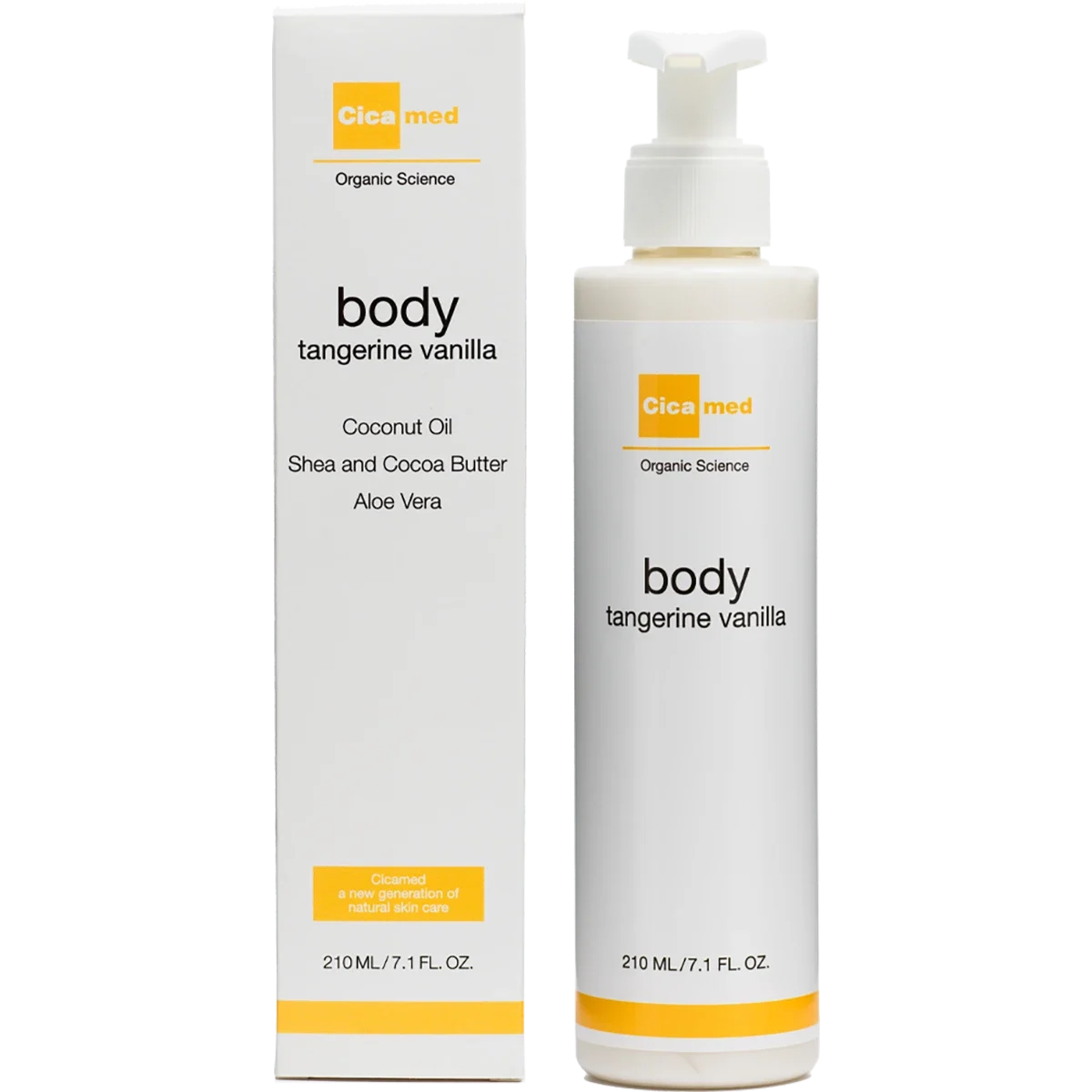 Cicamed Organic Science Body Tangerine Vanilla 210 ml Cicamed
