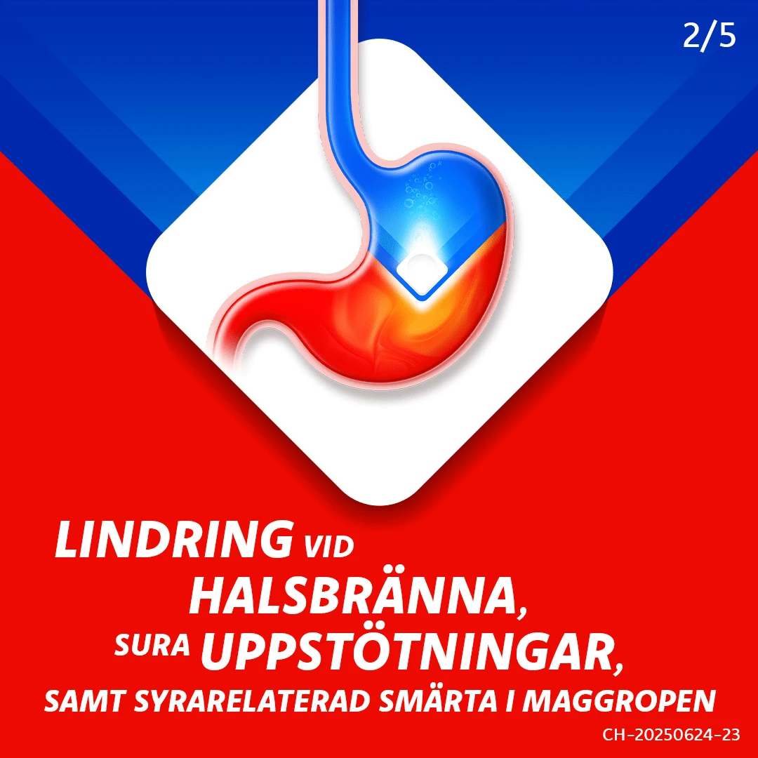 Rennie tuggtablett 680 mg/80 mg 24 st Rennie