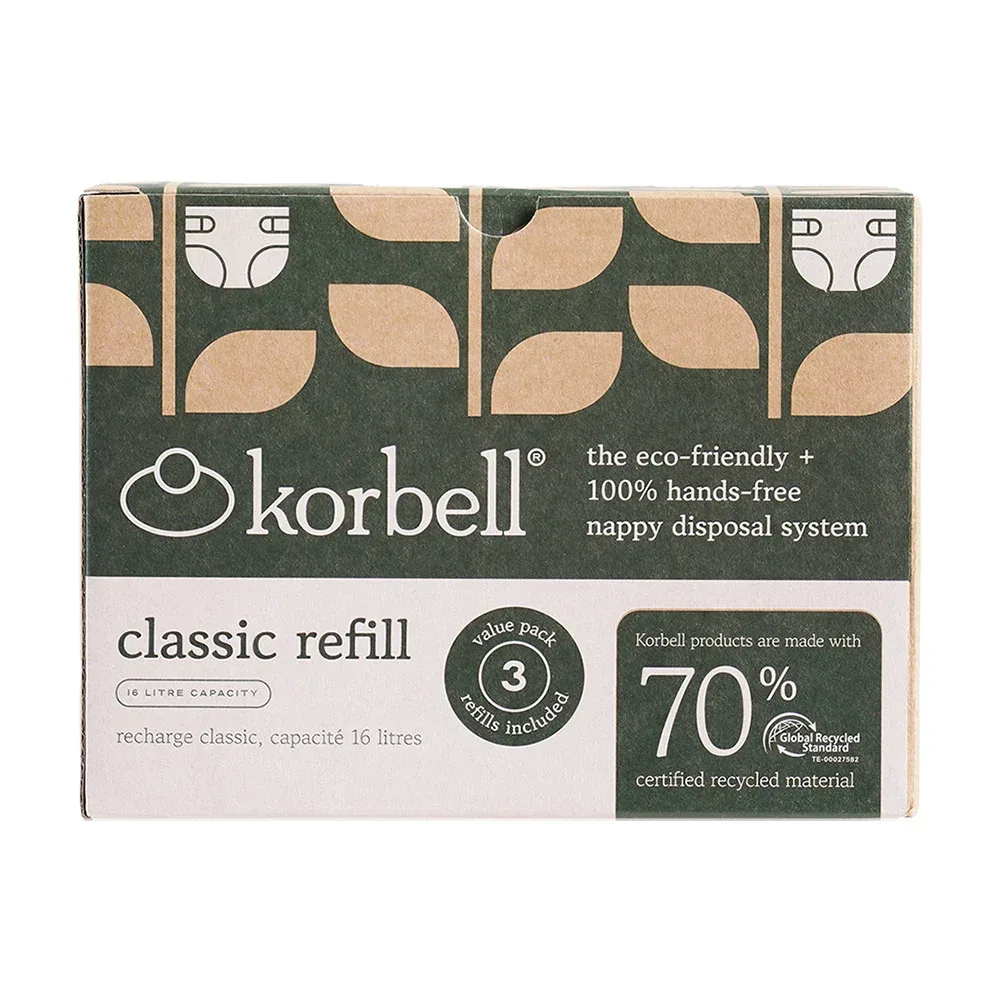 Korbell Refill Till Blöjhink Classic 16 Liter 3-pack Korbell