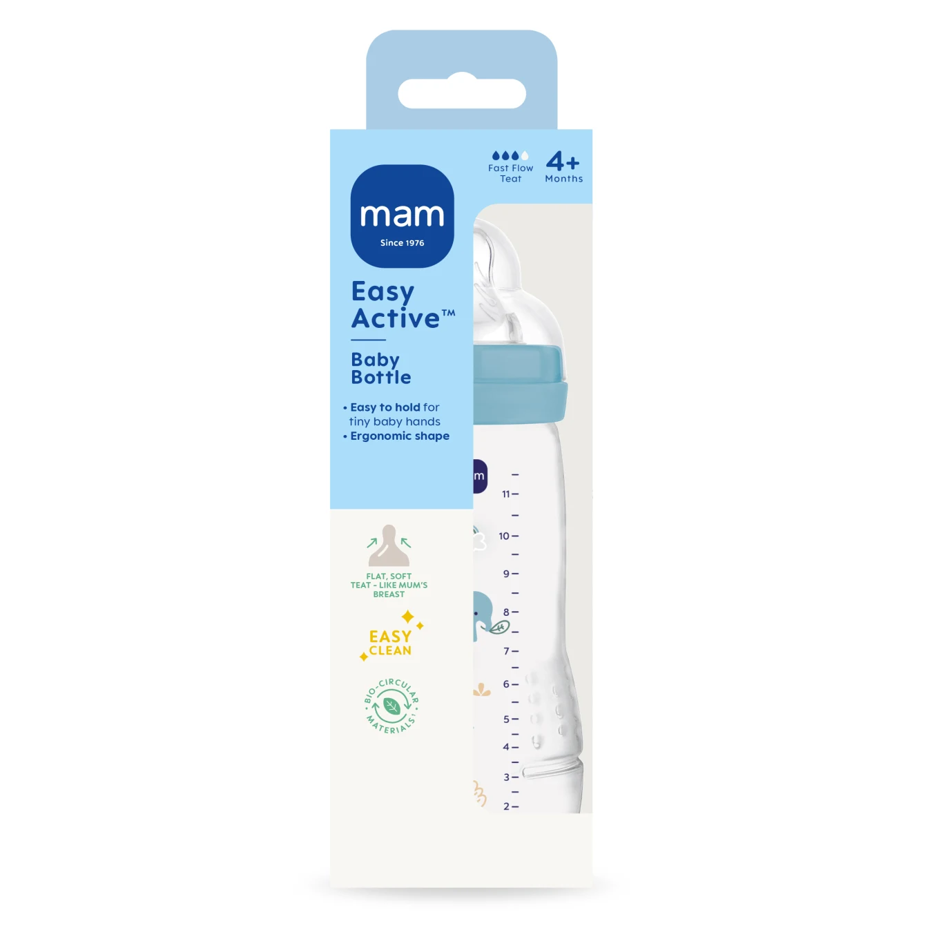 MAM Easy Active Baby Bottle 330 ml  Blue Mam