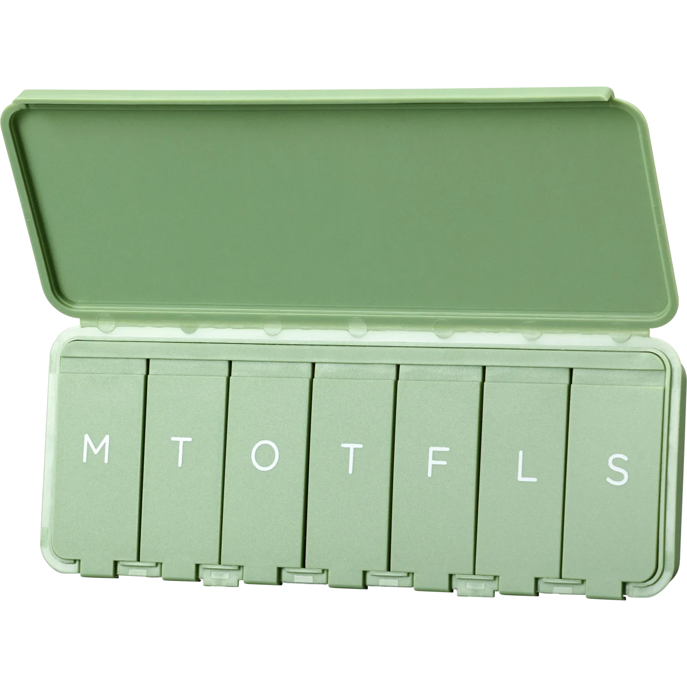 Hjärtats Doseringsask Grön Hjärtats