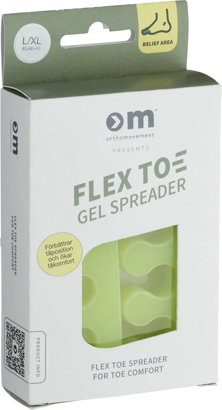Ortho Movement Flex Toe Gel Spreader 41-46 Ortho Movement