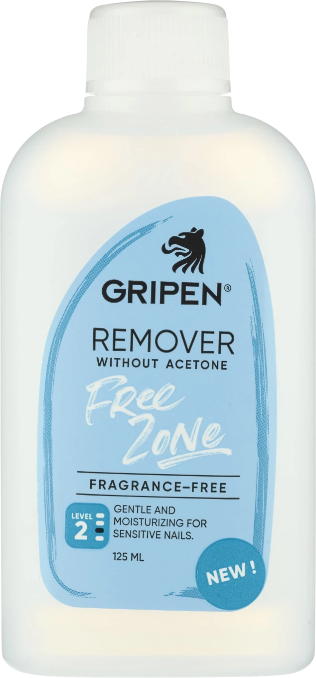 Gripen Remover Without Acetone Free Zone 125 ml Gripen