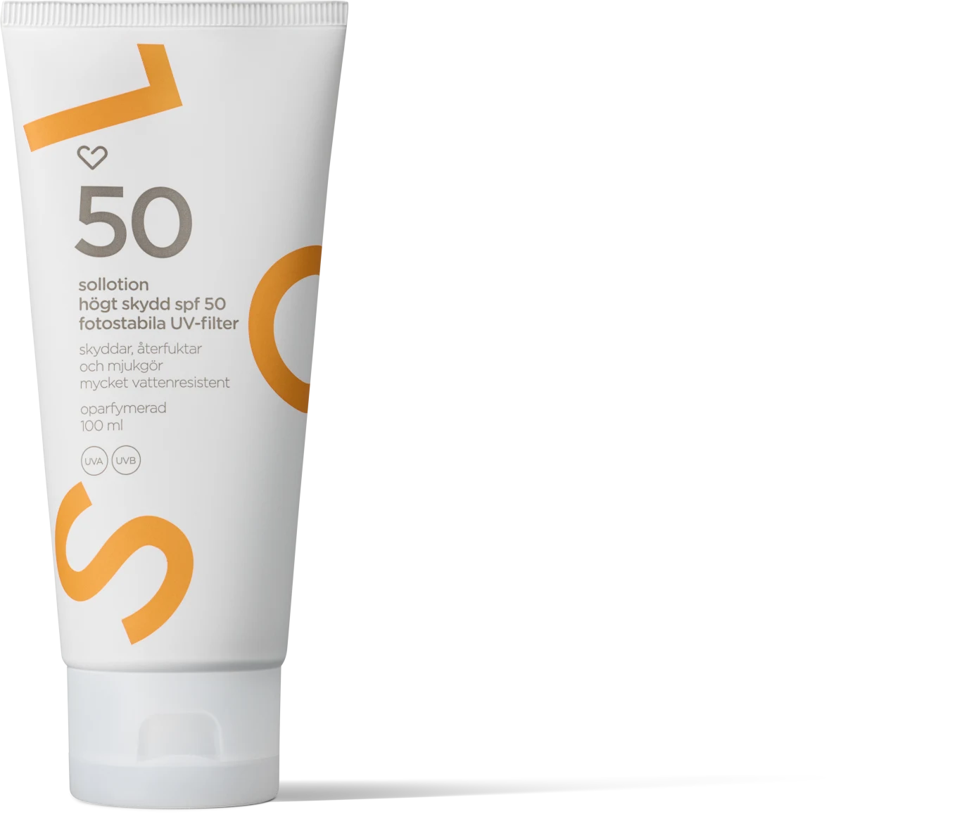 Hjärtats Sollotion SPF 50, 100 ml Hjärtats