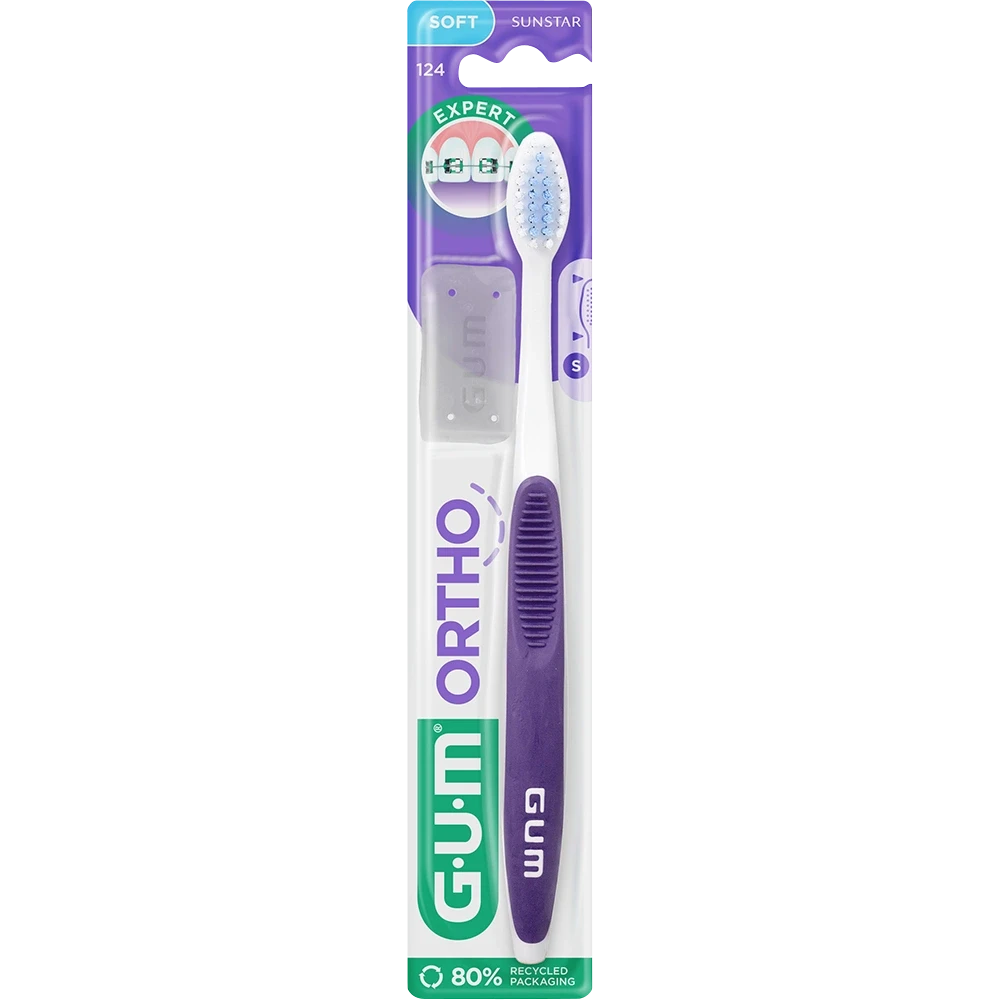 GUM Ortho Tandborste 1 st Gum